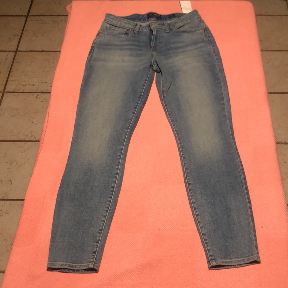 ⬇️⭐️ Lucky Brand Women’s Low Rise Skinny Denim Blue Jeans